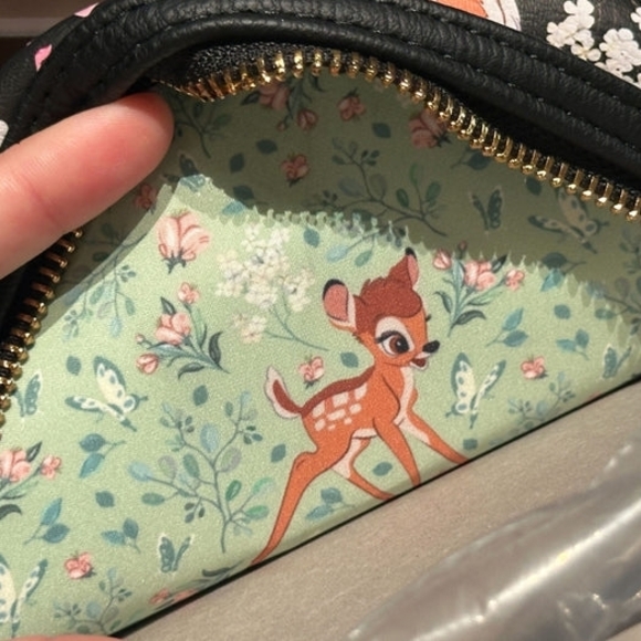 Loungefly Disney Parks Bambi Woodland Floral Mini Backpack Nwt - Picture 3 of 8